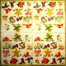 021 Weihnachten Blumen - 3-lagig - Ambiente